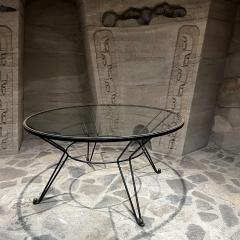 Arturo Pani 1950s French Style Bronze Iron Dining Table Set 6 Chairs Arturo Pani Mexico City - 2994706