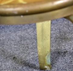 Arturo Pani ARTURO PANI FOR MULLER BROTHERS ONYX AND BRASS THREE LEGGED TABLES - 4279394