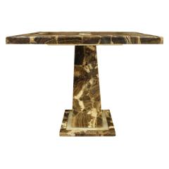 Arturo Pani Arturo Pani Exceptional Backgammon Table in Onyx 1960s - 1041283