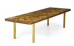 Arturo Pani Arturo Pani for Muller of Mexico Modern Onyx and Resin Top Coffee Table - 2794169