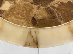 Arturo Pani Mid Century Onyx Coffee Table by Arturo Pani Mullers Of Mexico 1960s - 4721110