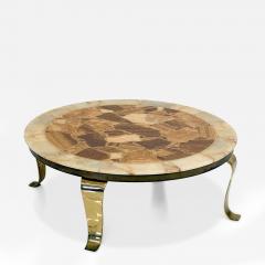 Arturo Pani Mid Century Onyx Coffee Table by Arturo Pani Mullers Of Mexico 1960s - 4727544