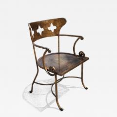 Arturo Pani PAIR OF IRON GILT CHAIRS - 4133958