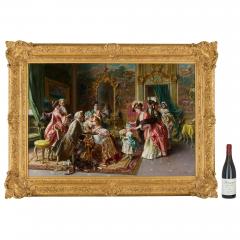 Arturo Ricci Impressive large Italian genre painting by Arturo Ricci - 3732228