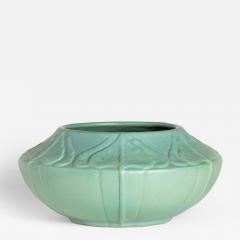 Artus Van Briggle Early Vase with Leaf Decoration - 4237355