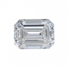 As Grown 4 05 Carat Emerald Cut H Color VVS2 Clarity Loose Lab Diamond - 3633464