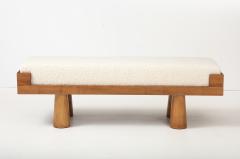 Ash Ivory Boucl Bench by Milanese Artisan Studio Italy 2025 - 4442512