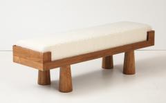 Ash Ivory Boucl Bench by Milanese Artisan Studio Italy 2025 - 4442513