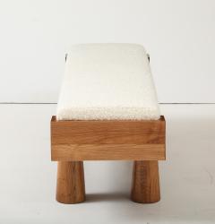 Ash Ivory Boucl Bench by Milanese Artisan Studio Italy 2025 - 4442517