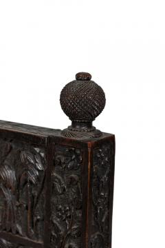 Asian Burmese Ebonized Arm Chair - 4650007