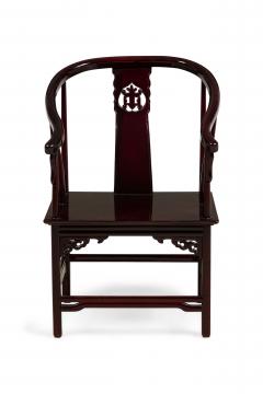 Asian Chinese Ming Style c 1970s Rosewood Armchair - 4668205