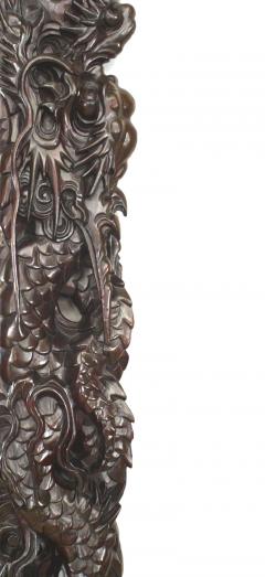 Asian Chinese Style 19th Cent Bevelled Glass Wall Mirror - 744964