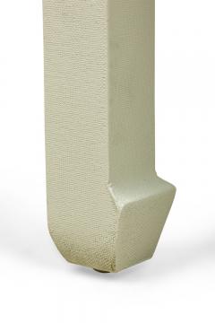 Asian Contemporary Ming Dynasty Style Sage Colored Raffia Wrapped Coffee Table - 4652945