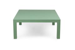 Asian Contemporary Style Mint Colored Raffia Wrapped Coffee Table - 4653126