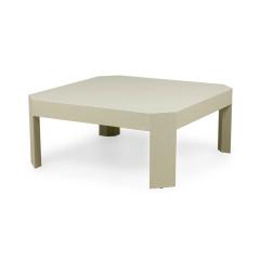 Asian Contemporary Style Sage Colored Raffia Wrapped Coffee Table - 4700299