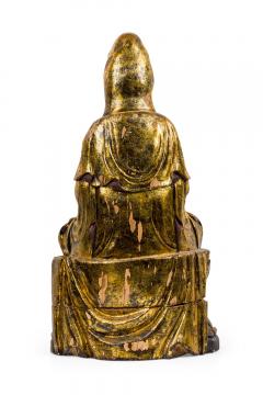 Asian Gilt Guan Yin Buddha - 4520137