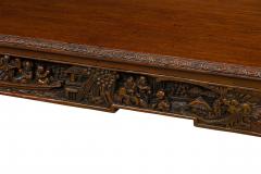 Asian Hand Carved and Mirrored Console Table - 4652868