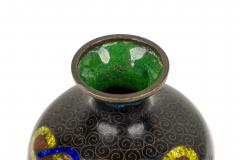 Asian Small Bronze and Enamel Painted Urn - 4670612