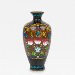Asian Small Bronze and Enamel Painted Urn - 4710616