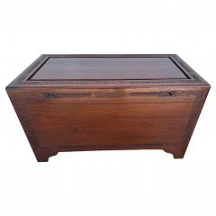 Asian Themed Carved Teak Cedar Chest - 4375802