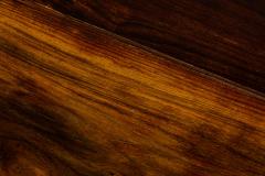 Asian rosewood and pearl inlaid rectangular center davenport table - 4650780