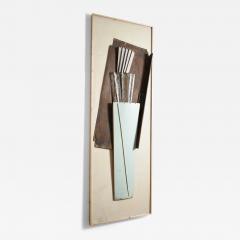 Assembled wood pieces painting sculpture 1970s  - 4698335