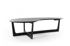 Asymmetric Mid Century Modern Walnut Coffee Table - 1075236