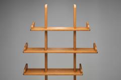 Asymmetrical Oak Bookshelf The Netherlands 1970s - 4294734