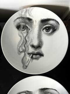 Atelier Fornasetti Set of Six Iconic Julia Plates by Fornasetti - 3190855