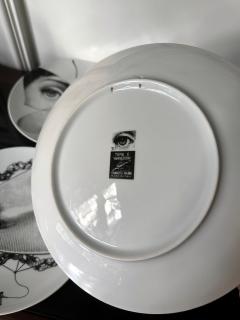 Atelier Fornasetti Set of Six Iconic Julia Plates by Fornasetti - 3190861