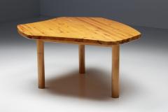 Atelier Fran ais Perriand Les Arcs Style Dining Table 1960s - 2824164