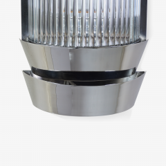 Atelier Petitot Art Deco Sconces in Glass Nickel by Atelier Petitot Pair - 896156