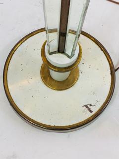 Atelier Petitot EXCEPTIONAL FRENCH ART DECO ENAMELED BRASS AND GLASS FLOOR LAMPS - 1178048