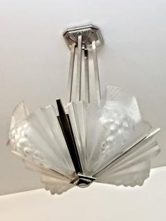 Atelier Petitot French Art Deco Pendant Chandelier by Atelier Petitot - 3941336