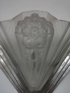 Atelier Petitot Pair of French Art Deco Wall Sconces Signed by Petitot - 3941996