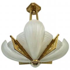 Atelier Petitot Pair of French Art Deco Wall Sconces by Petitot - 3942345
