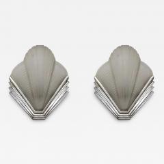 Atelier Petitot Pair of French Art Deco Wall Sconces by Petitot - 3959232