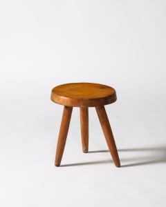 Atelier de Marolles Elm Stool by Atelier Marolles France c 1960 - 4208701