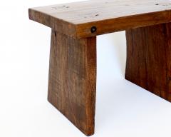 Atelier de Marolles FRENCH WALNUT STOOLS OR SIDE TABLES ATTRIBUTED TO ATELIER MAROLLES WABI SABI - 4236661