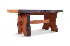 Atelier de Marolles Rustic Modern Wabi Sabi Dining Table and Chairs in the Style of Nakashima - 3377485