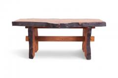 Atelier de Marolles Rustic Modern Wabi Sabi Dining Table and Chairs in the Style of Nakashima - 3377491