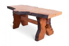 Atelier de Marolles Rustic Modern Wabi Sabi Dining Table and Chairs in the Style of Nakashima - 3377542
