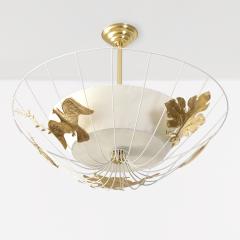 Atellje Lyktan HANS BERGSTROM PEGASUS PENDANT ATELLJE LYKTAN AHUS SWEDEN 1940S - 2663657