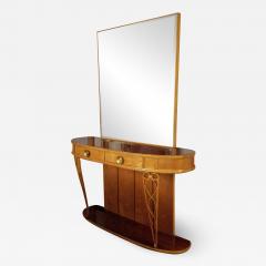 Atilio Fagioli Italian Mirrored Console 1940s Neo Classical Atilio Fagioli Florence Italy - 2074383