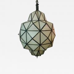 Atlas Showroom Art Deco White Milk Chandelier Pendant or Lantern in Dome Shape - 1320801