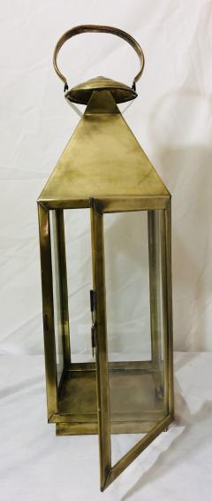 Atlas Showroom Brass Lanterns or Candleholder for Garden or Indoor a Pair - 1178979