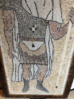 Atlas Showroom Micro Mosaic Tile Wall Plaque or Table Top of a Centurion in Wood Frame - 1037077