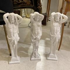 Atlas and Atlantean Sculptures Signed - 4004470