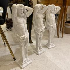 Atlas and Atlantean Sculptures Signed - 4004471