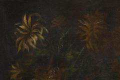 Atmospheric and Tonalist Bouquet Oil on Canvas Early 20th Century - 4677386